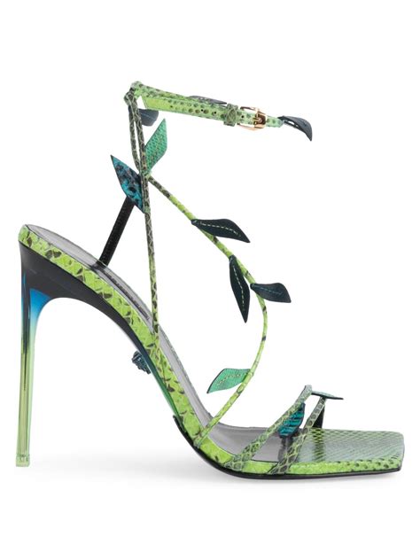 versace leaf sandal|versace sandals for ladies.